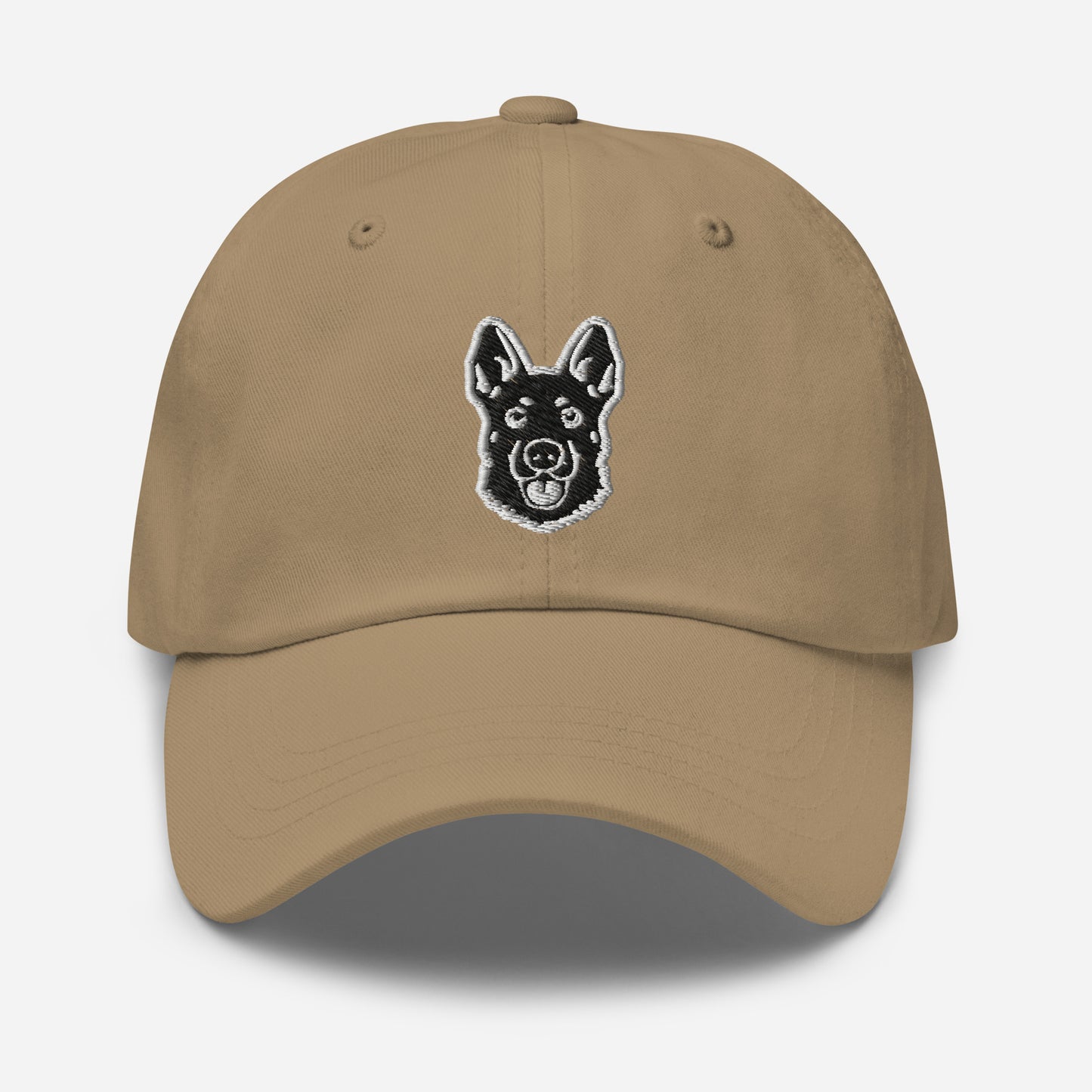 Cattle Dog Dad Hat in Black and White