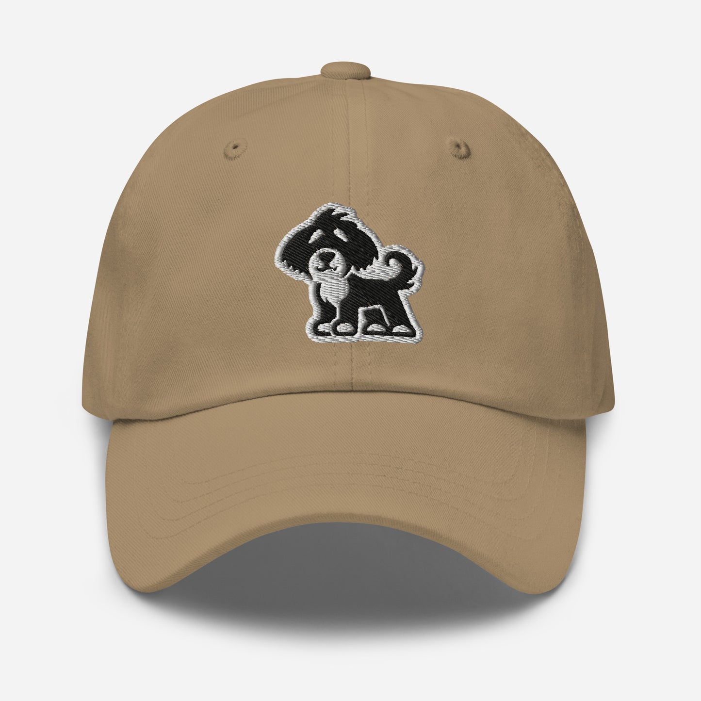 Cavapoo Dad Hat in Black and White