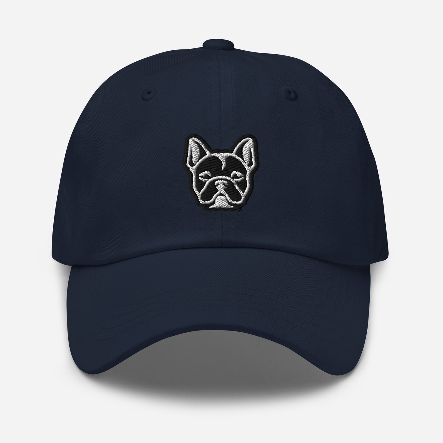 French Bulldog Dad Hat in Black and White