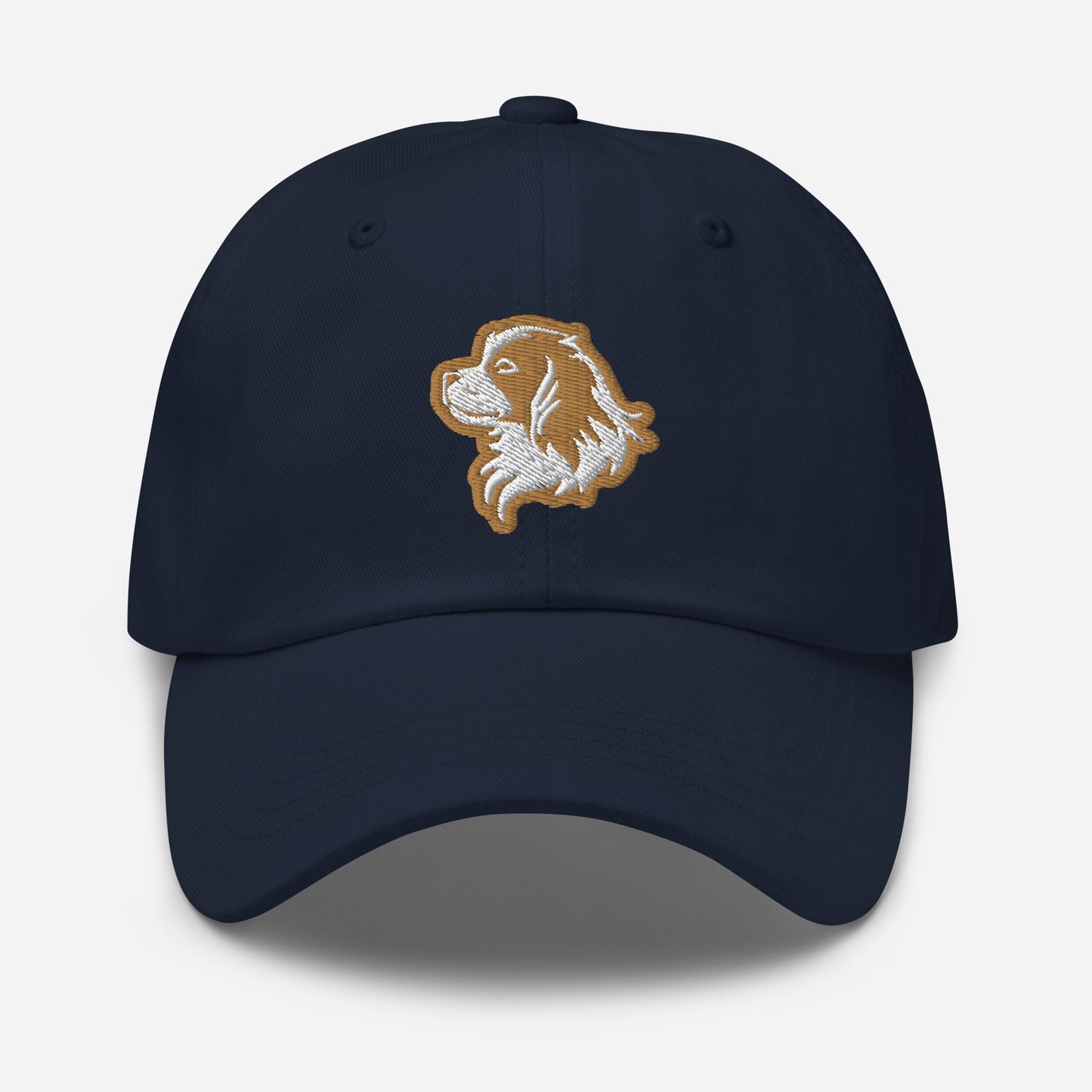 Cavalier King Charles Spaniel Dad Hat in Gold and White