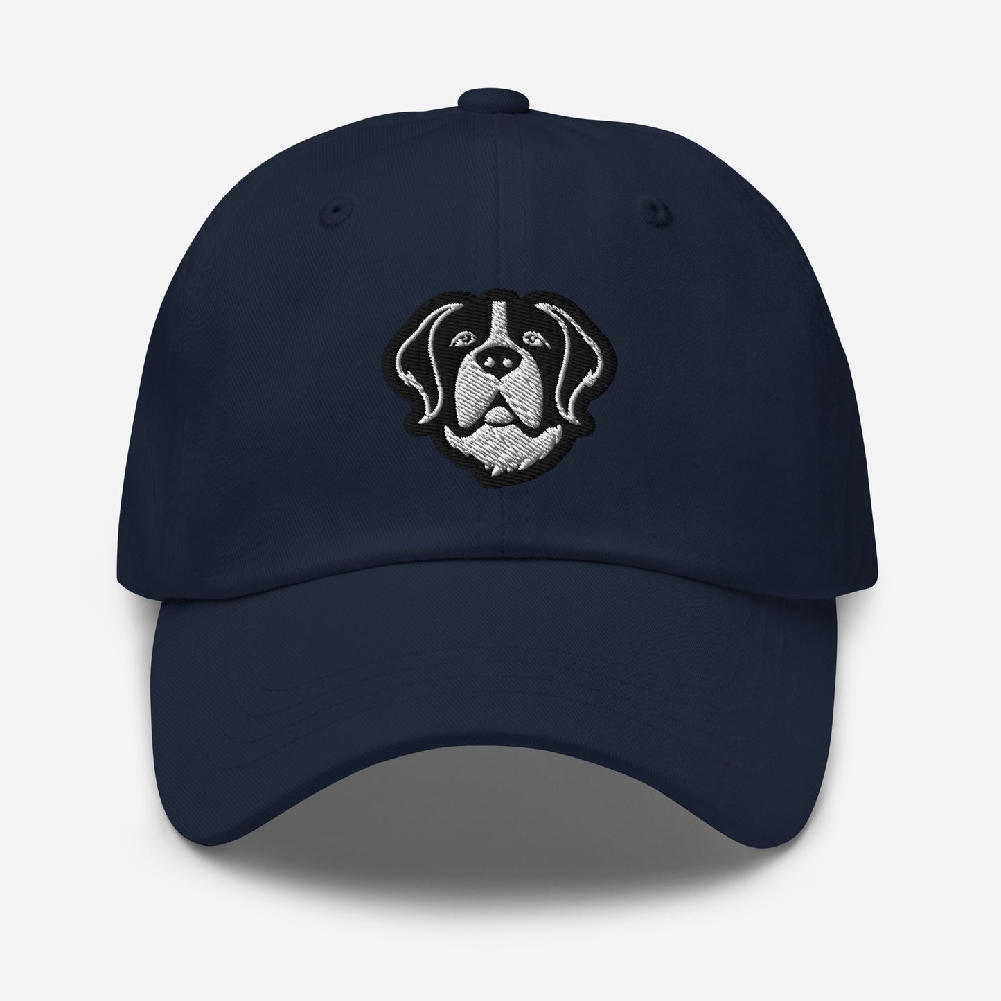 Saint Bernard Dad Hat in Black and White