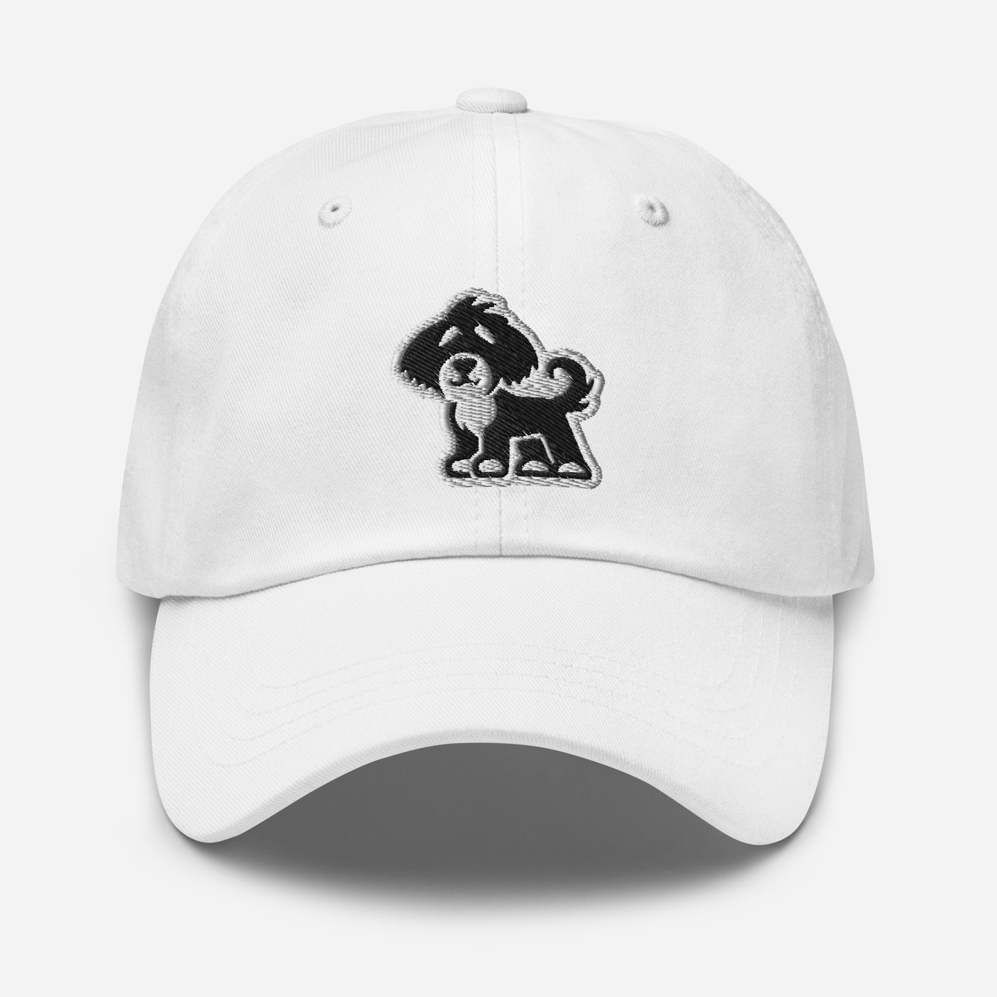Cavapoo Dad Hat in Black and White