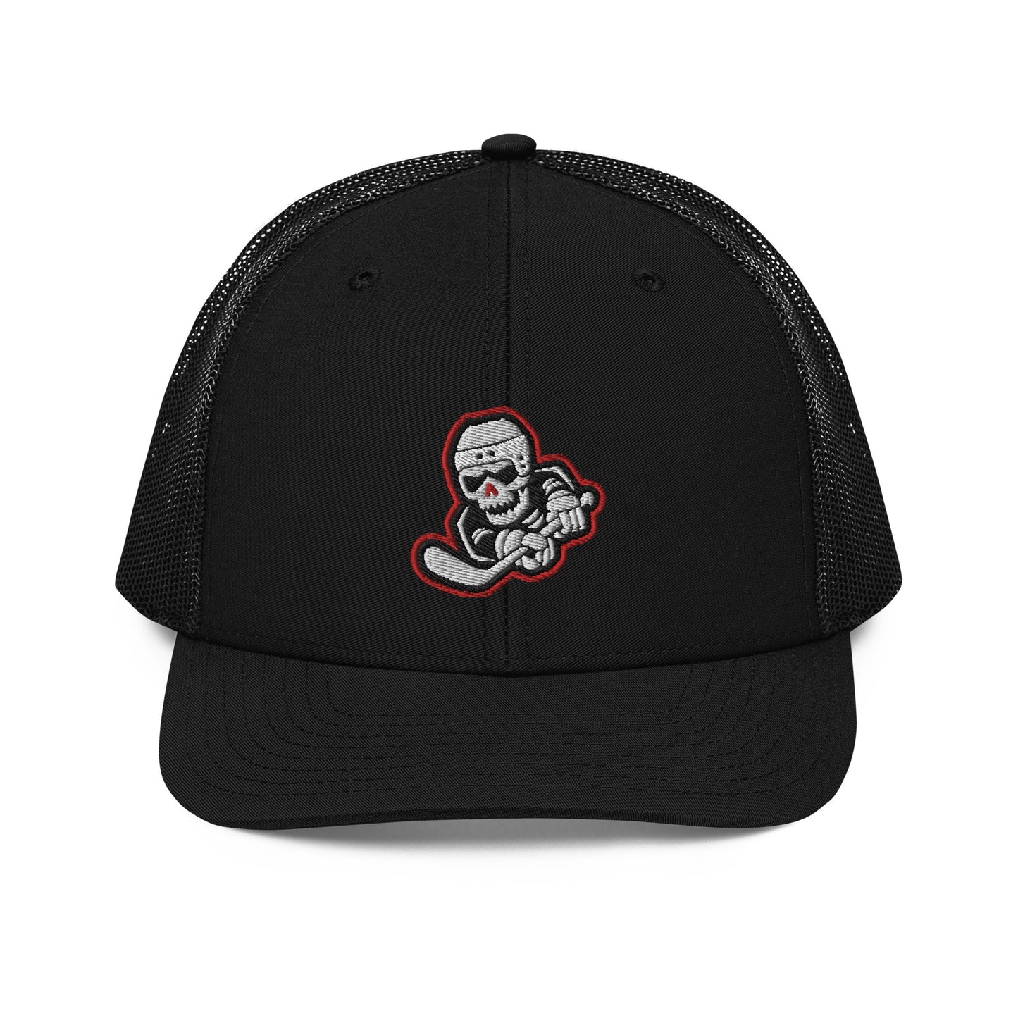 Skeleton Striker Premium Curved Brim Trucker Cap