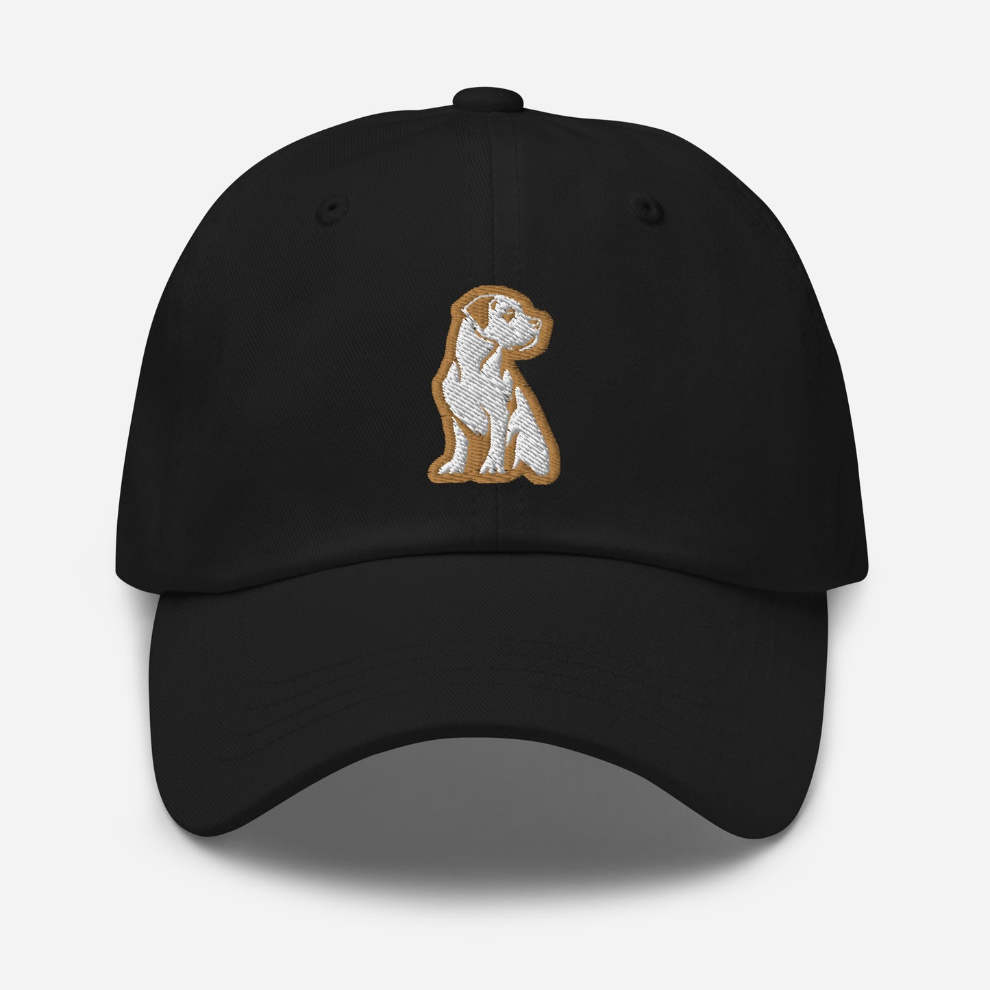 Great Dane Dad Hat in Gold and White