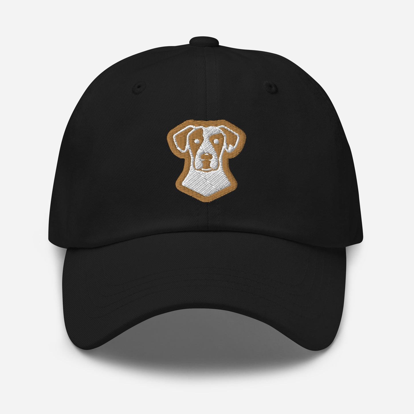 Great Dane Dad Hat in Gold and White