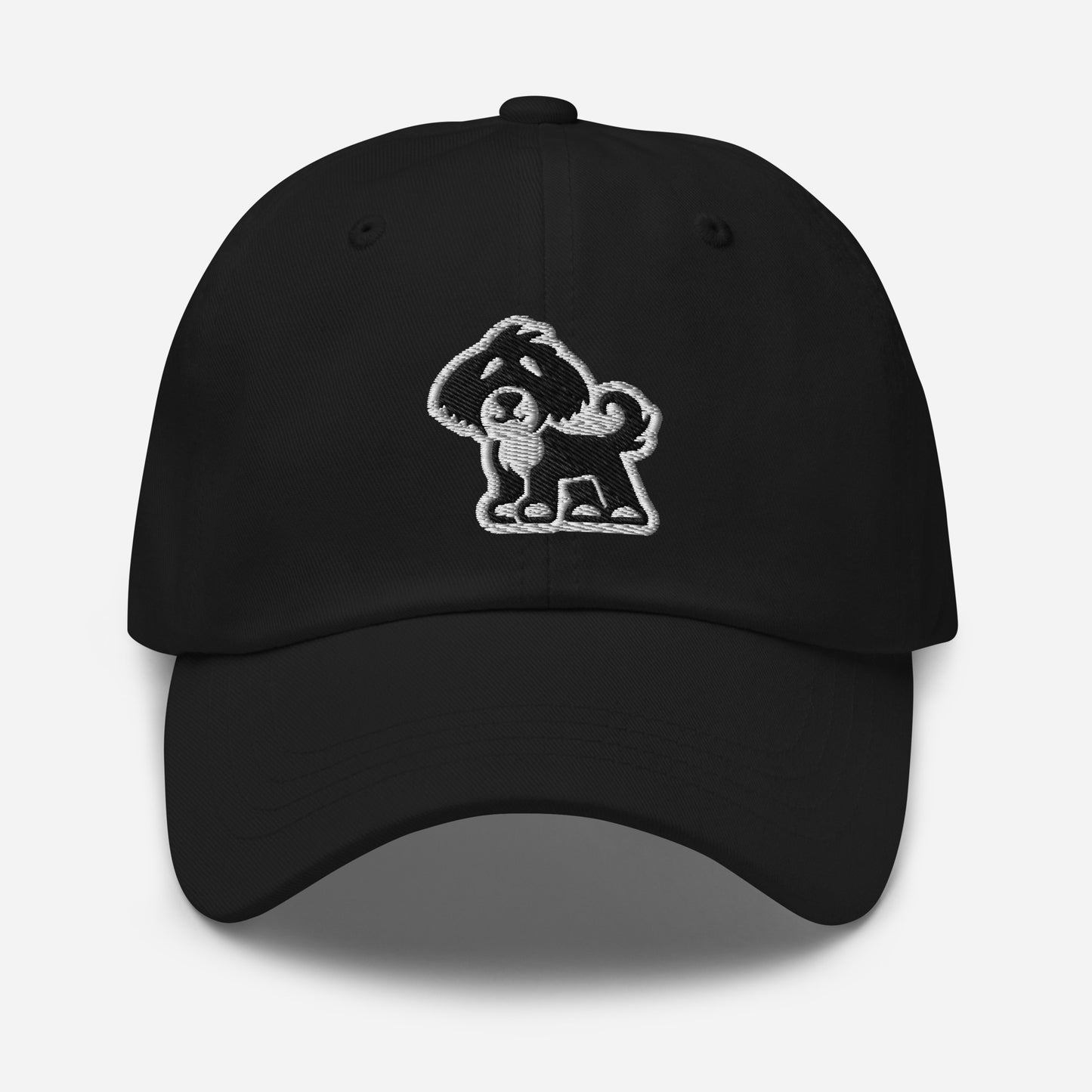 Cavapoo Dad Hat in Black and White