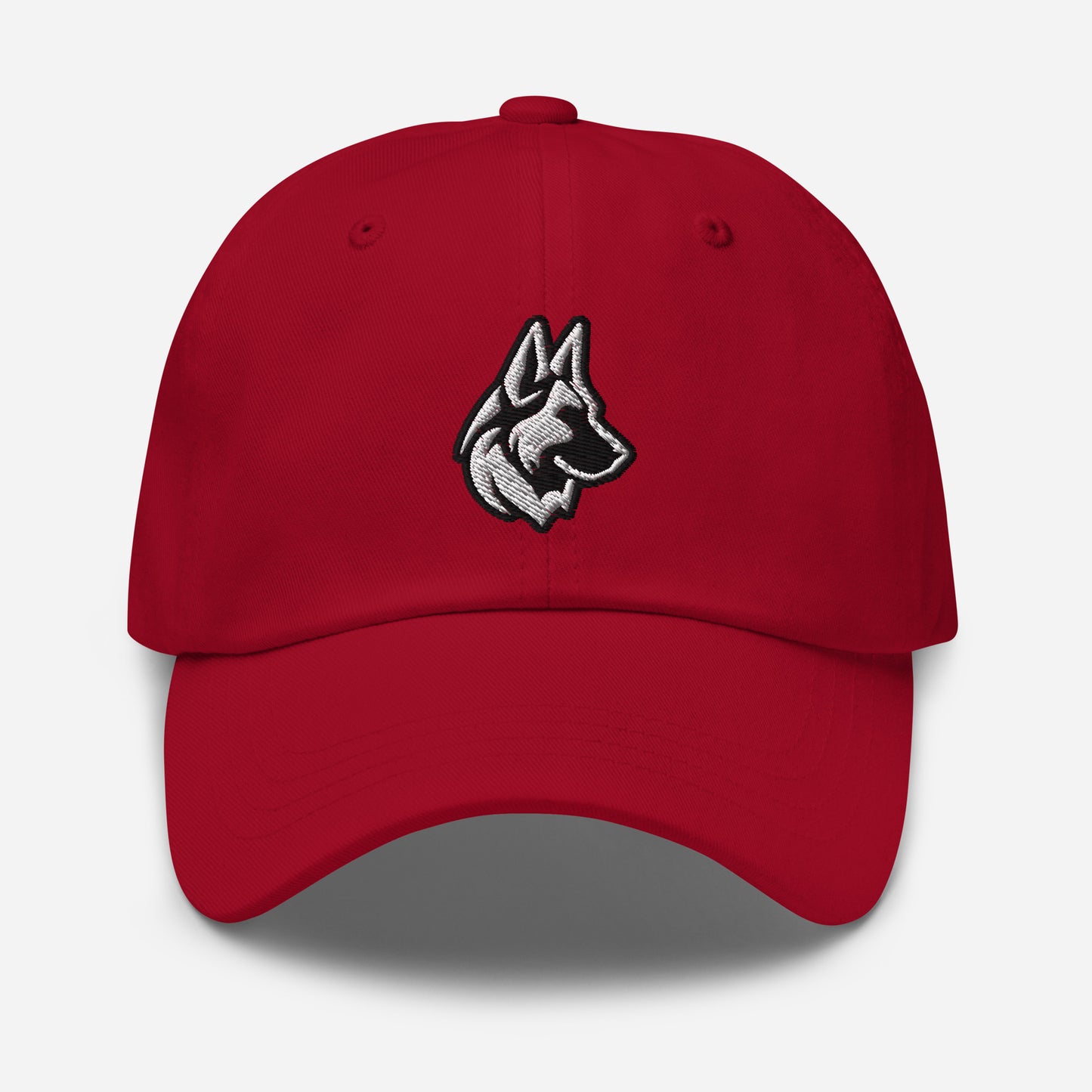 German Shepherd Dad Hat in Black and White