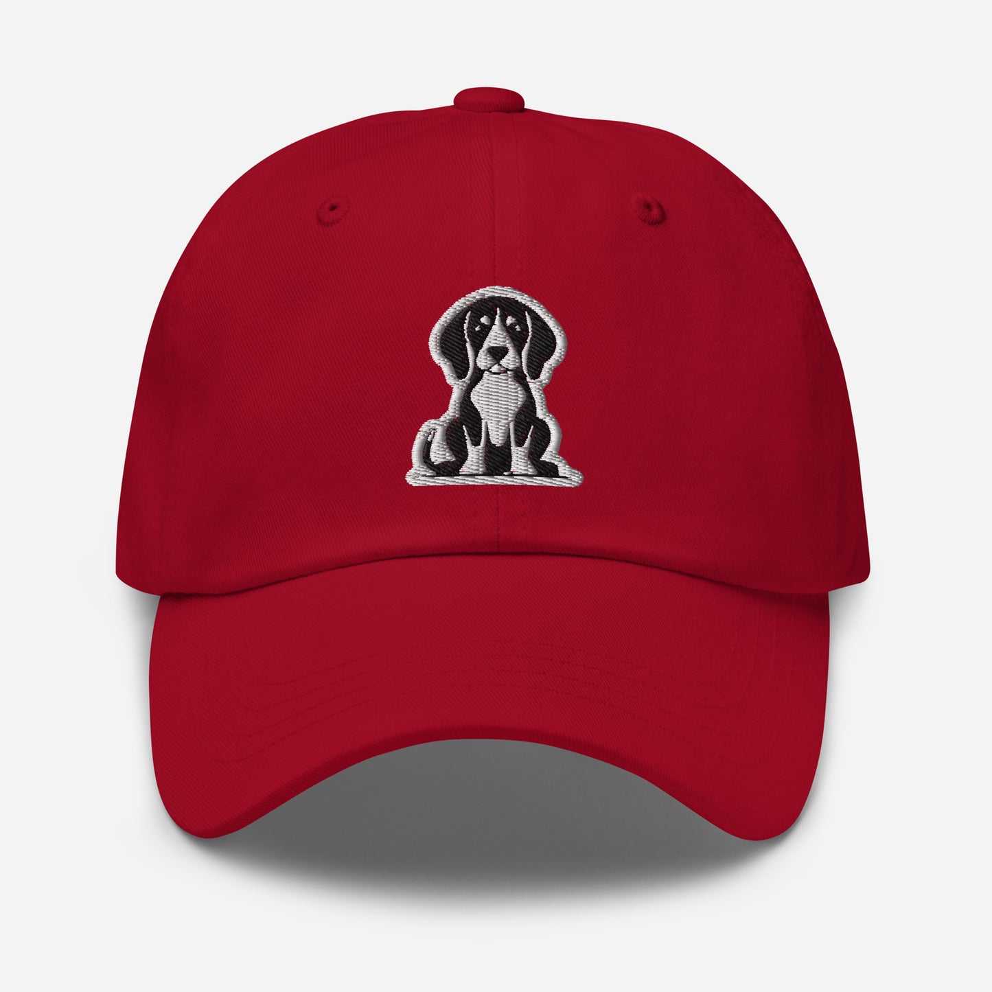 Beagle Dad Hat in Black and White