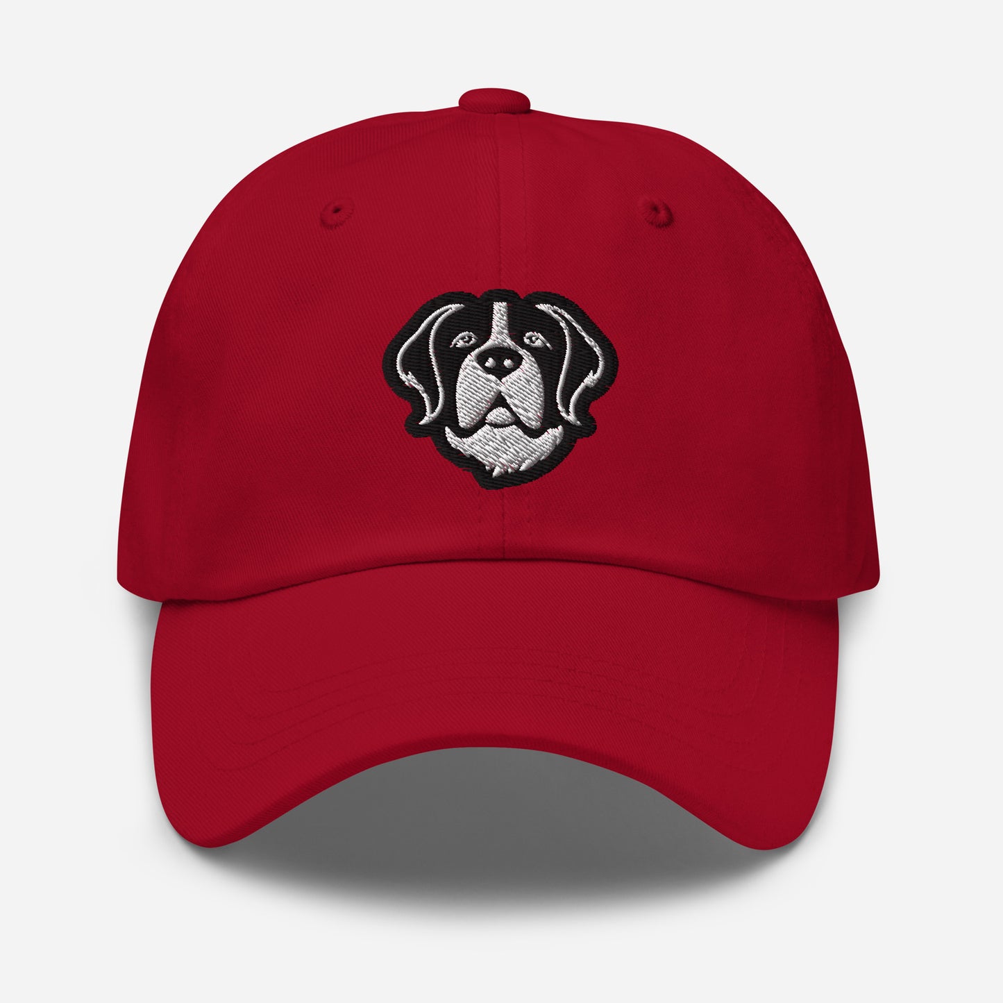 Saint Bernard Dad Hat in Black and White