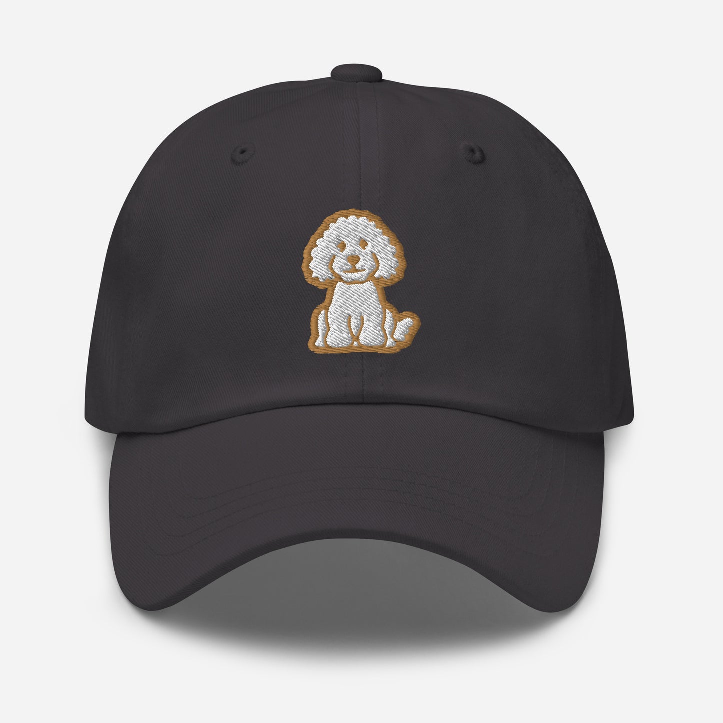 Goldendoodle Dad Hat in Gold and White