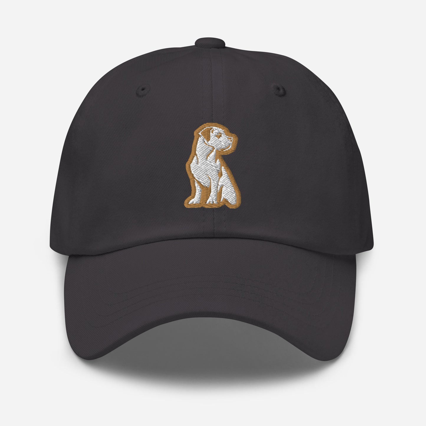 Great Dane Dad Hat in Gold and White