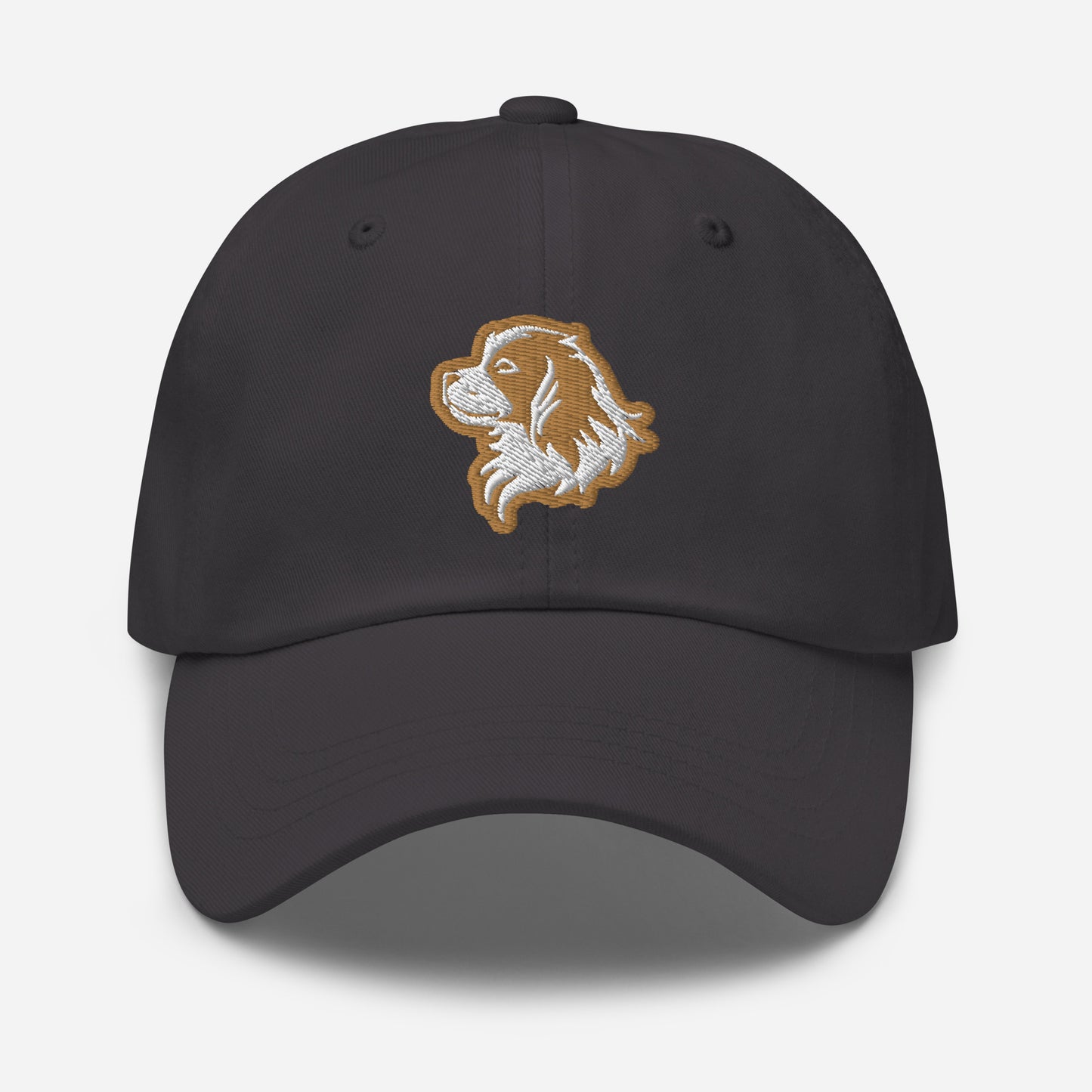 Cavalier King Charles Spaniel Dad Hat in Gold and White