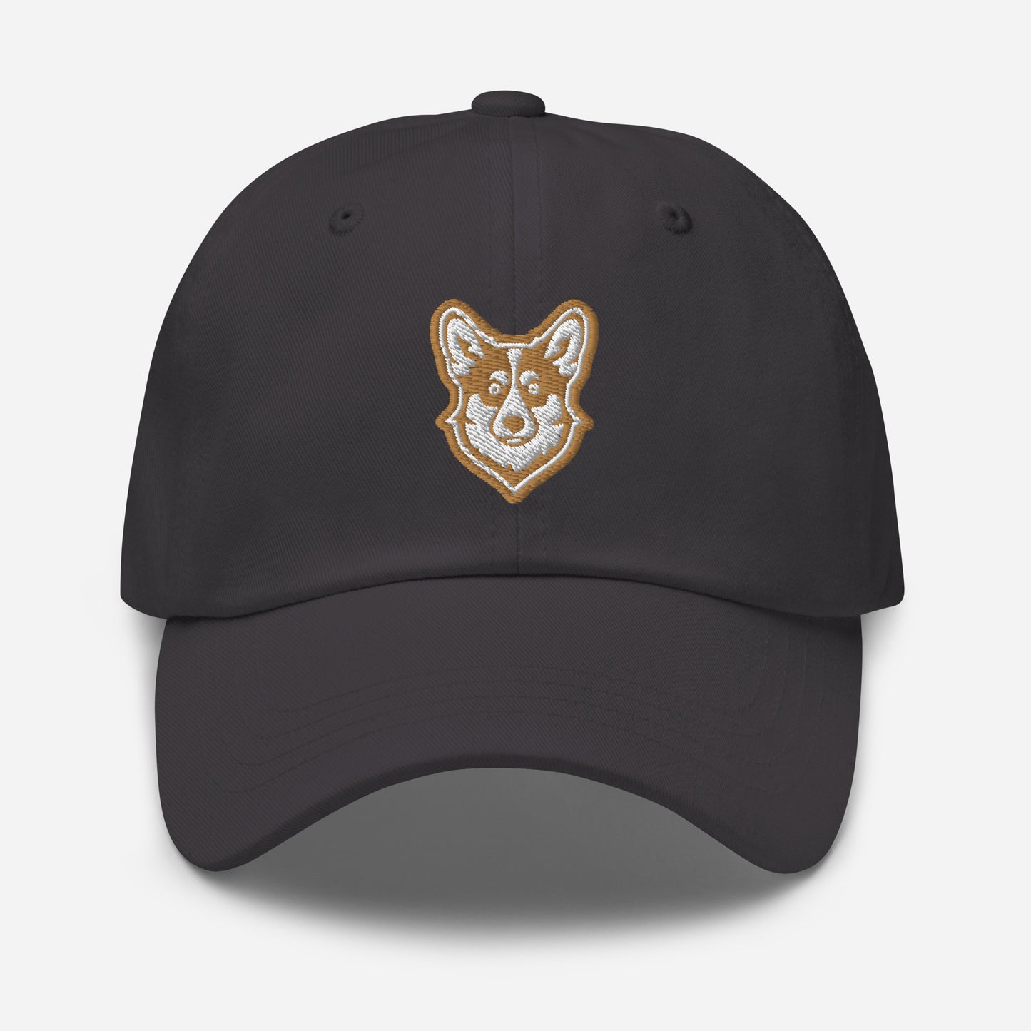 Cattle Dog Dad Hat in Gold and White