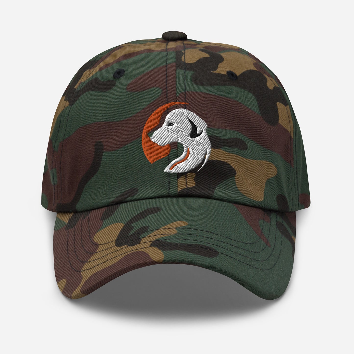 Labrador Retriever Dad Hat in Orange and White