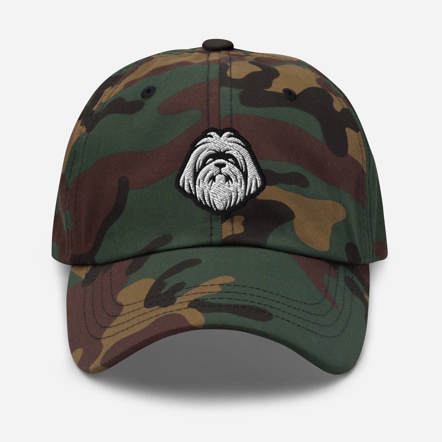 Shih Tzu Dad Hat in Black and White