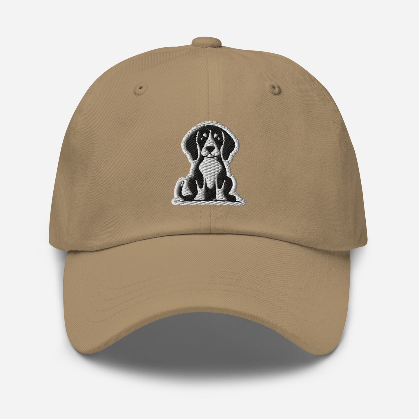 Beagle Dad Hat in Black and White