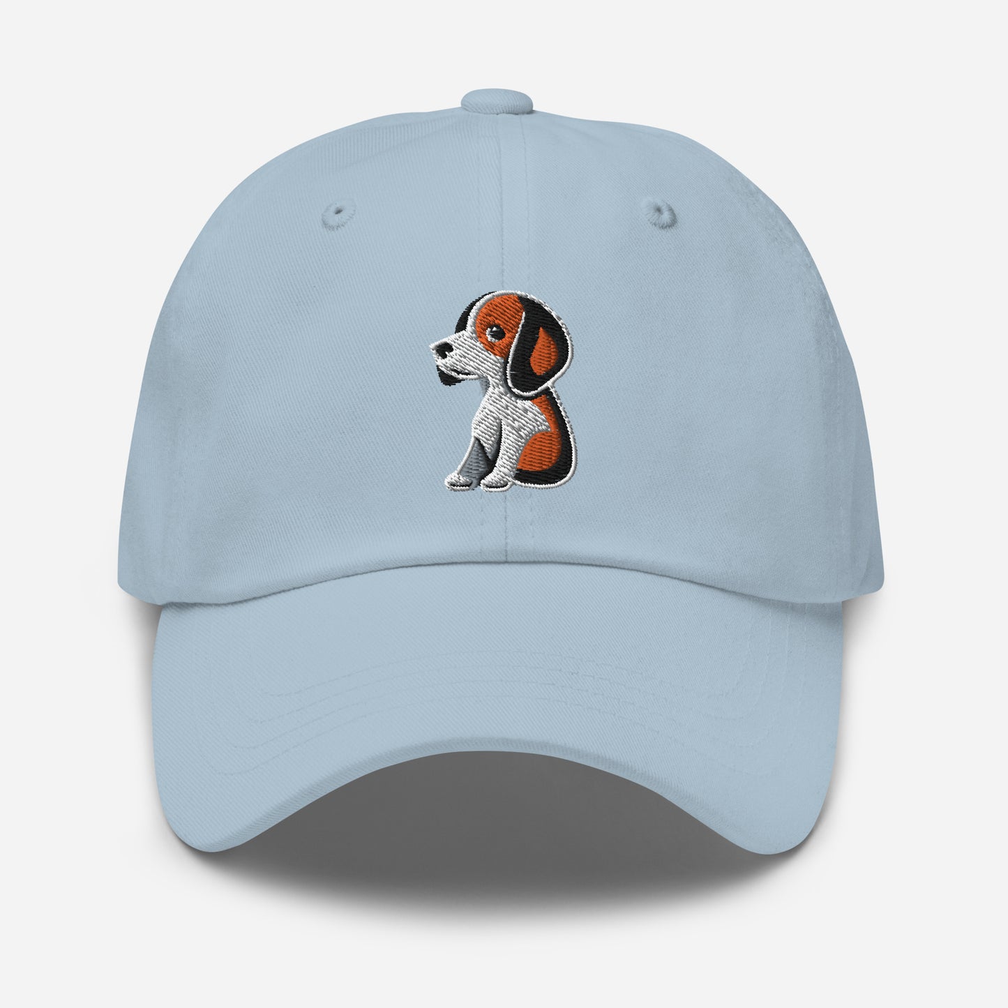 Beagle Dad Hat in Orange, Black, and White