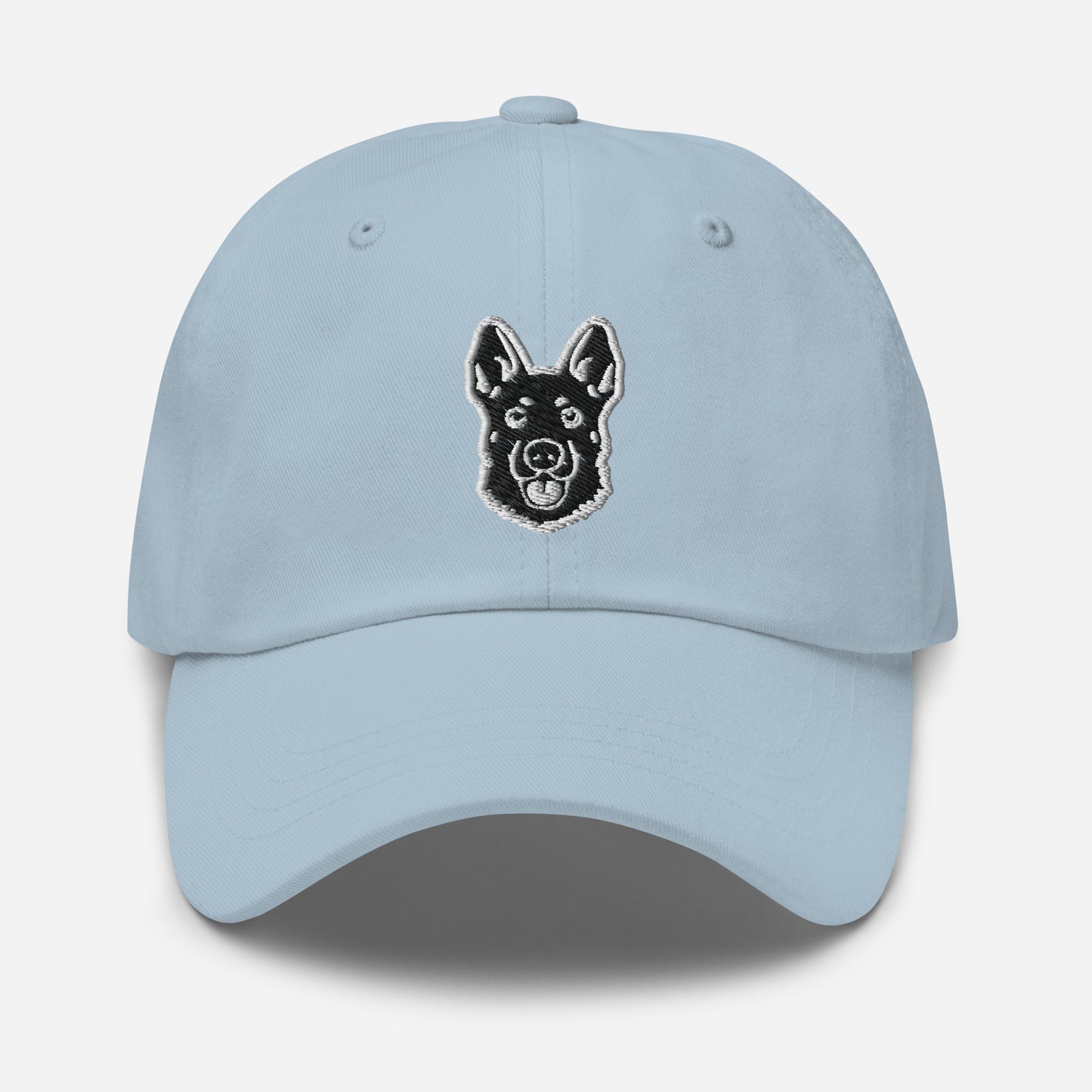 Cattle Dog Dad Hat in Black and White