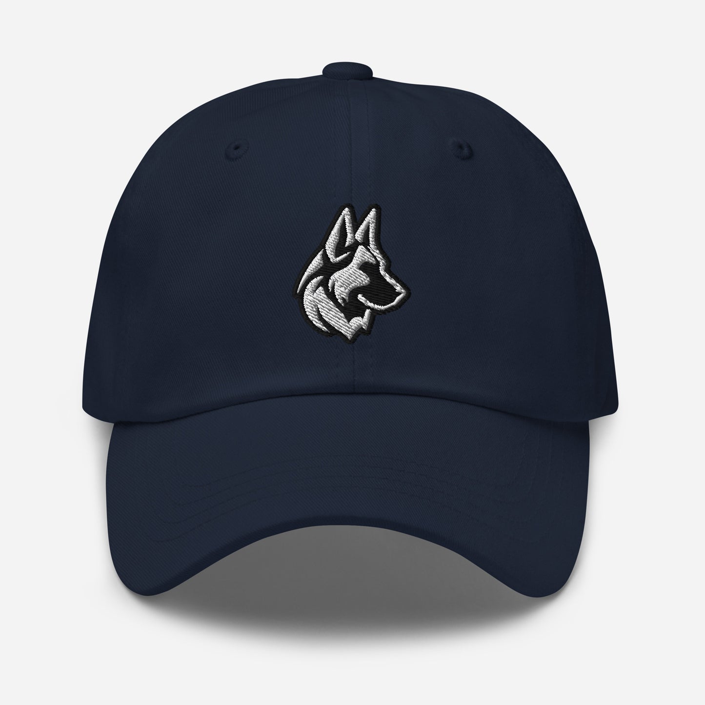 German Shepherd Dad Hat in Black and White