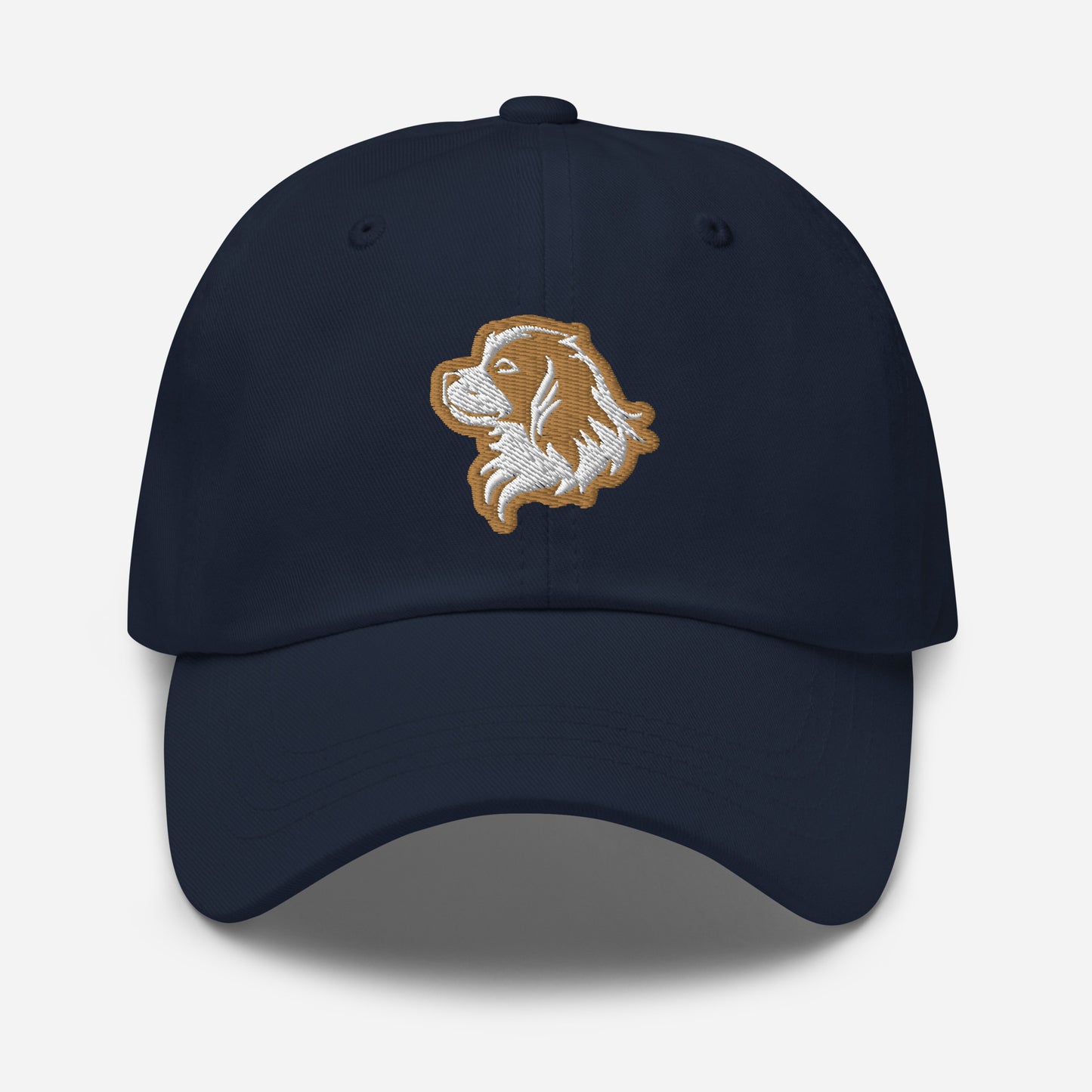 Cavalier King Charles Spaniel Dad Hat in Gold and White