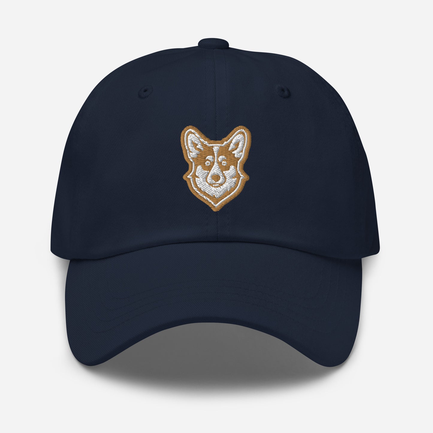 Cattle Dog Dad Hat in Gold and White