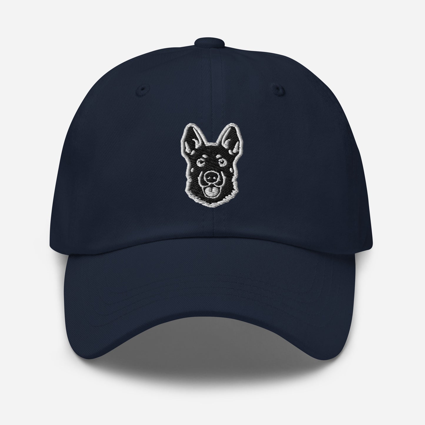 Cattle Dog Dad Hat in Black and White