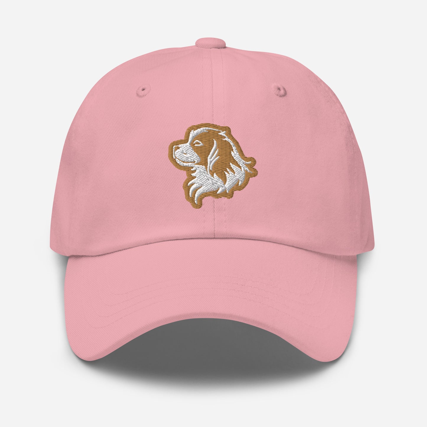 Cavalier King Charles Spaniel Dad Hat in Gold and White