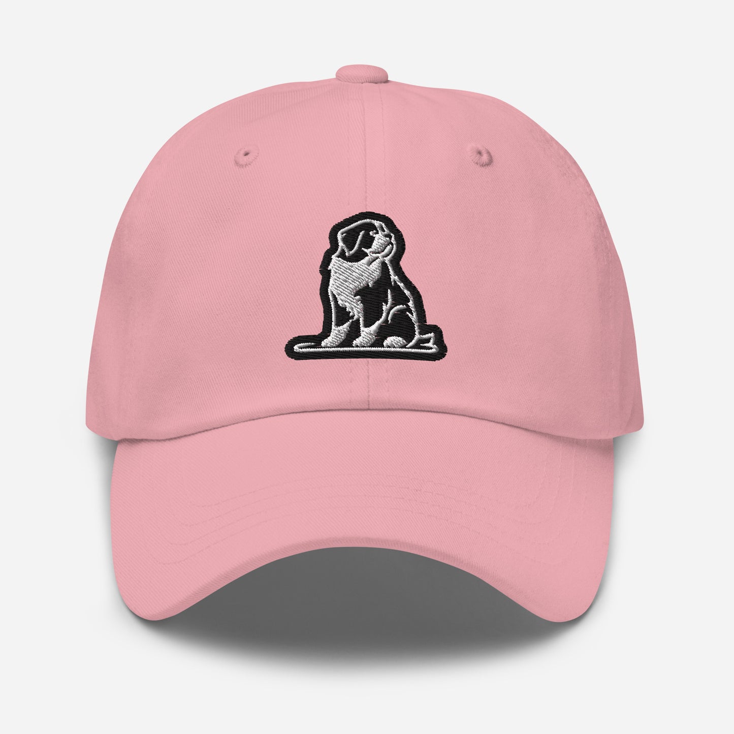 Saint Bernard Dad Hat in Black and White