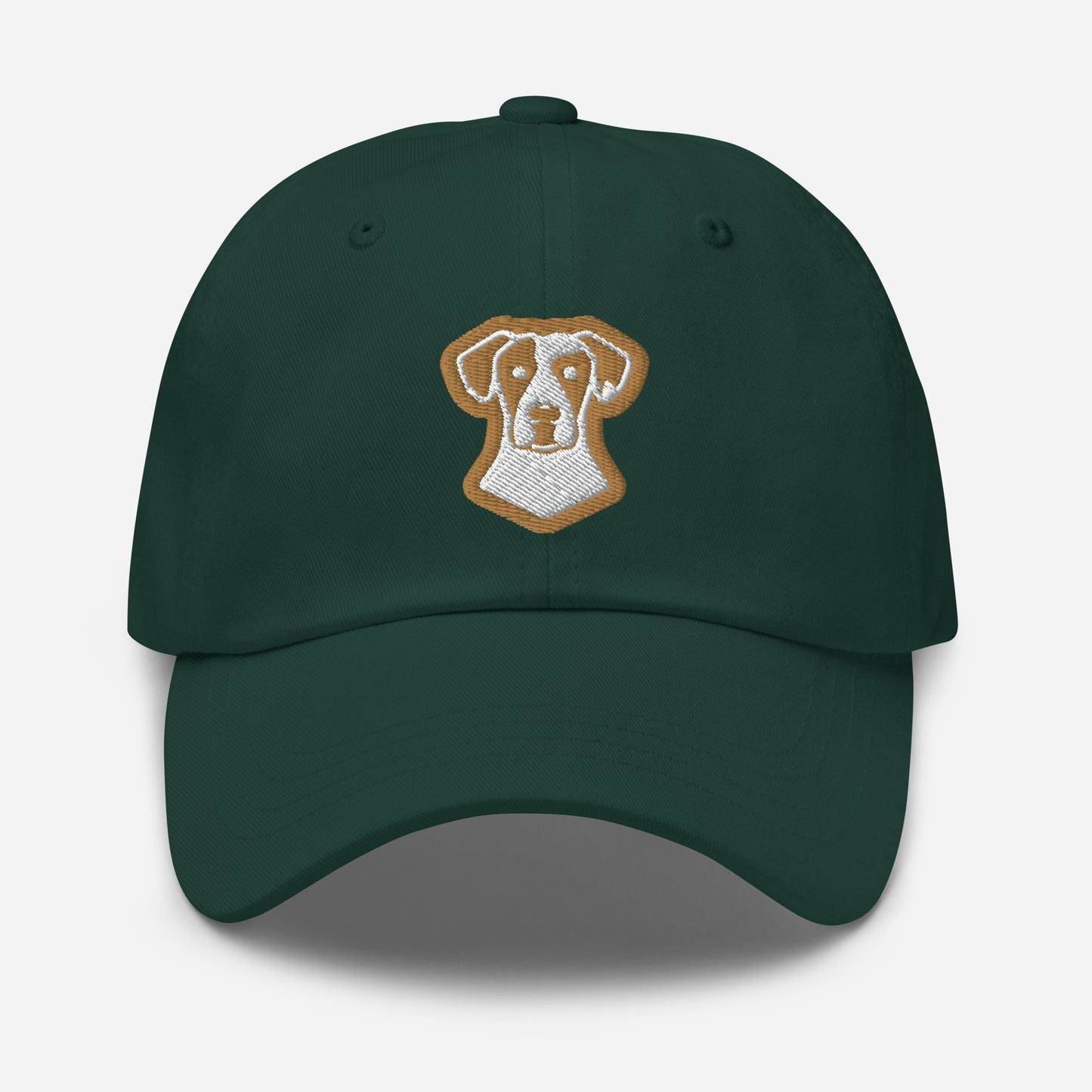 Great Dane Dad Hat in Gold and White