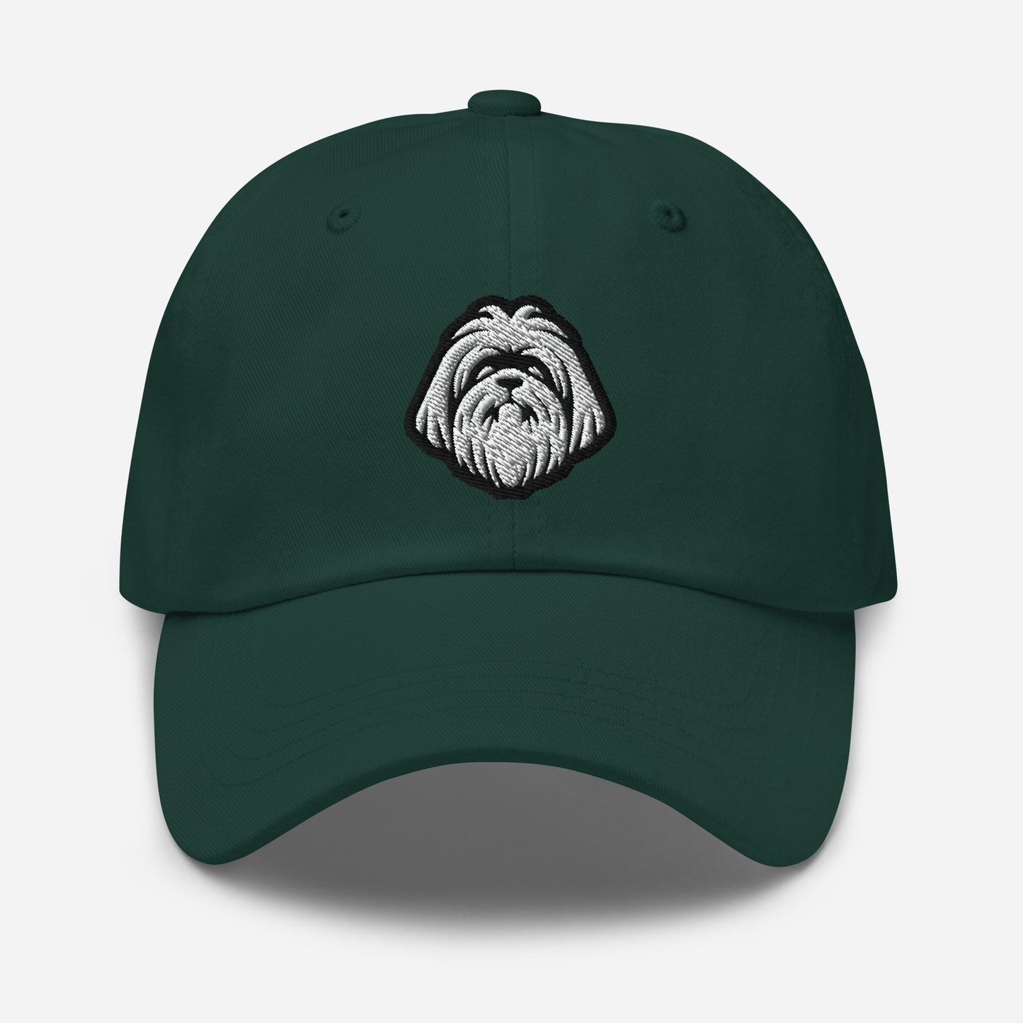 Shih Tzu Dad Hat in Black and White