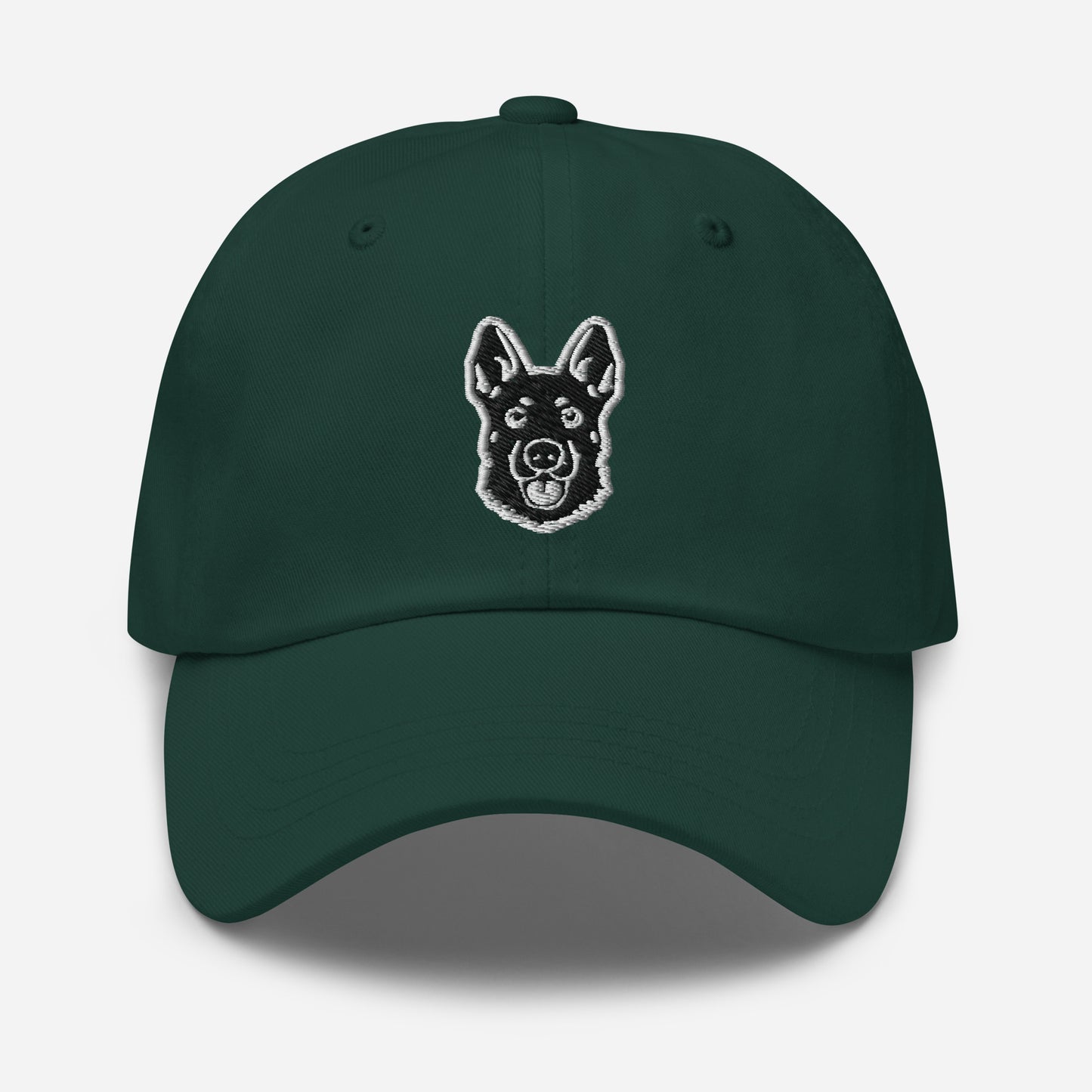 Cattle Dog Dad Hat in Black and White