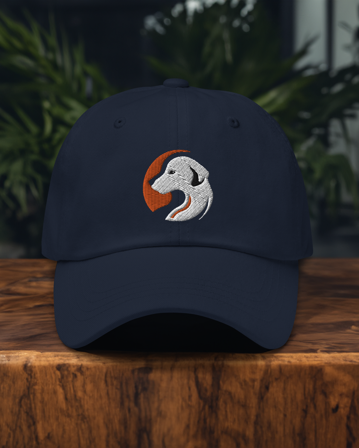 Labrador Retriever Dad Hat in Orange and White