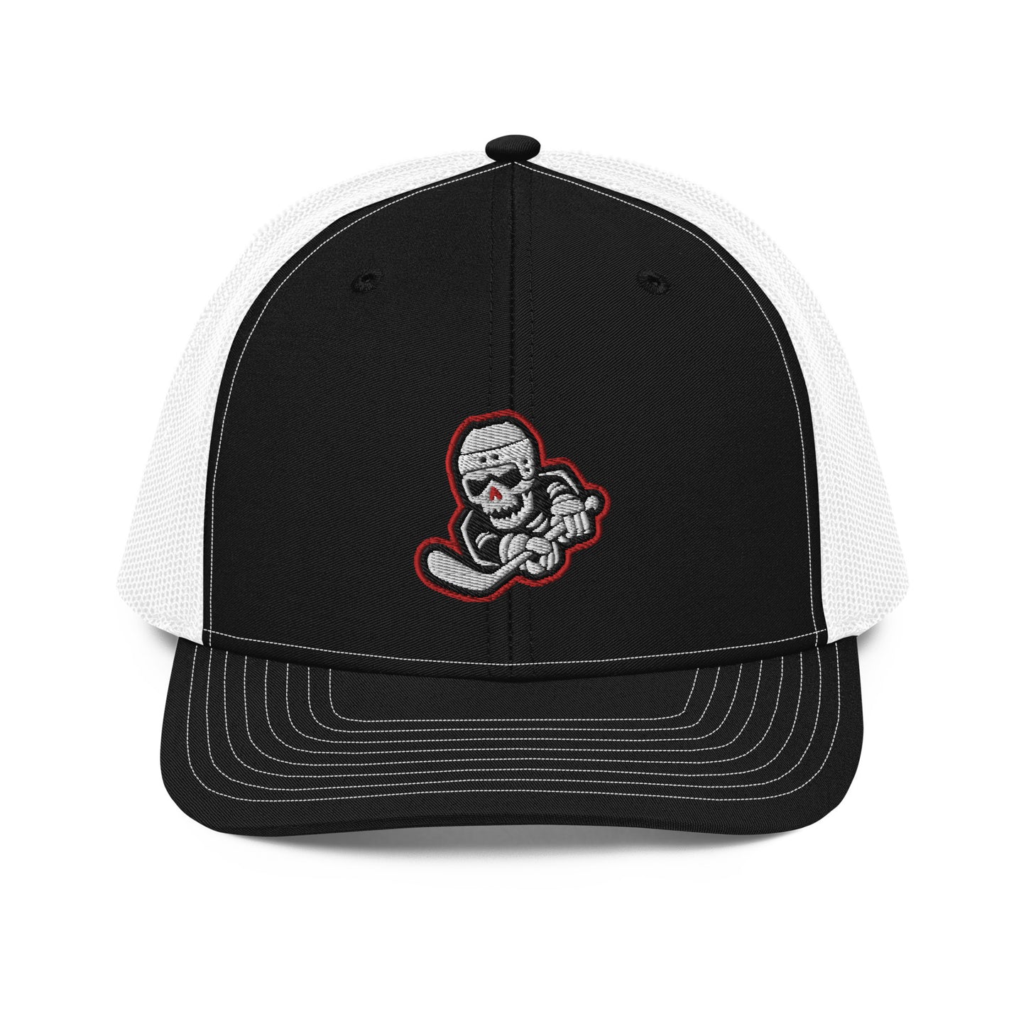 Skeleton Striker Premium Curved Brim Trucker Cap