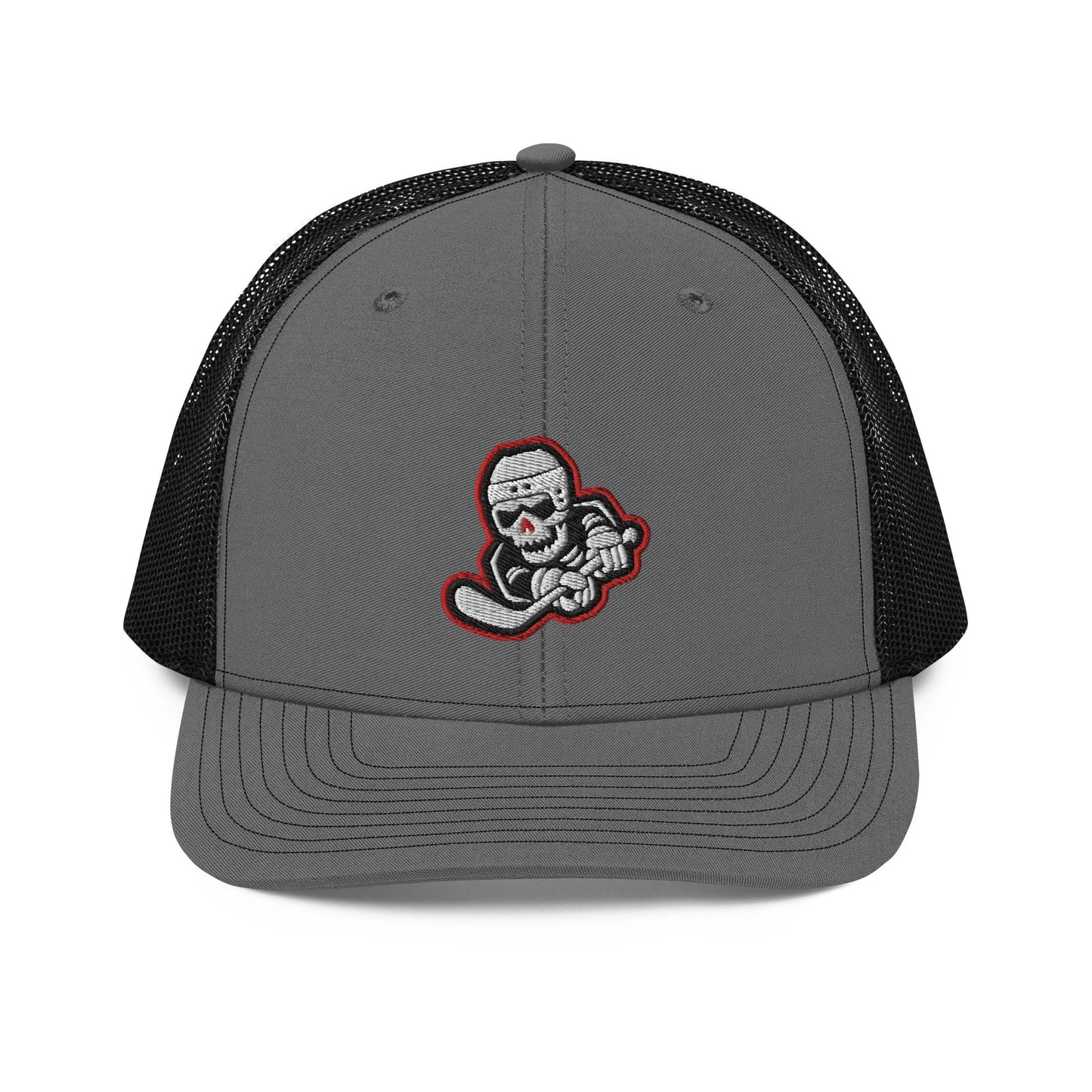 Skeleton Striker Premium Curved Brim Trucker Cap