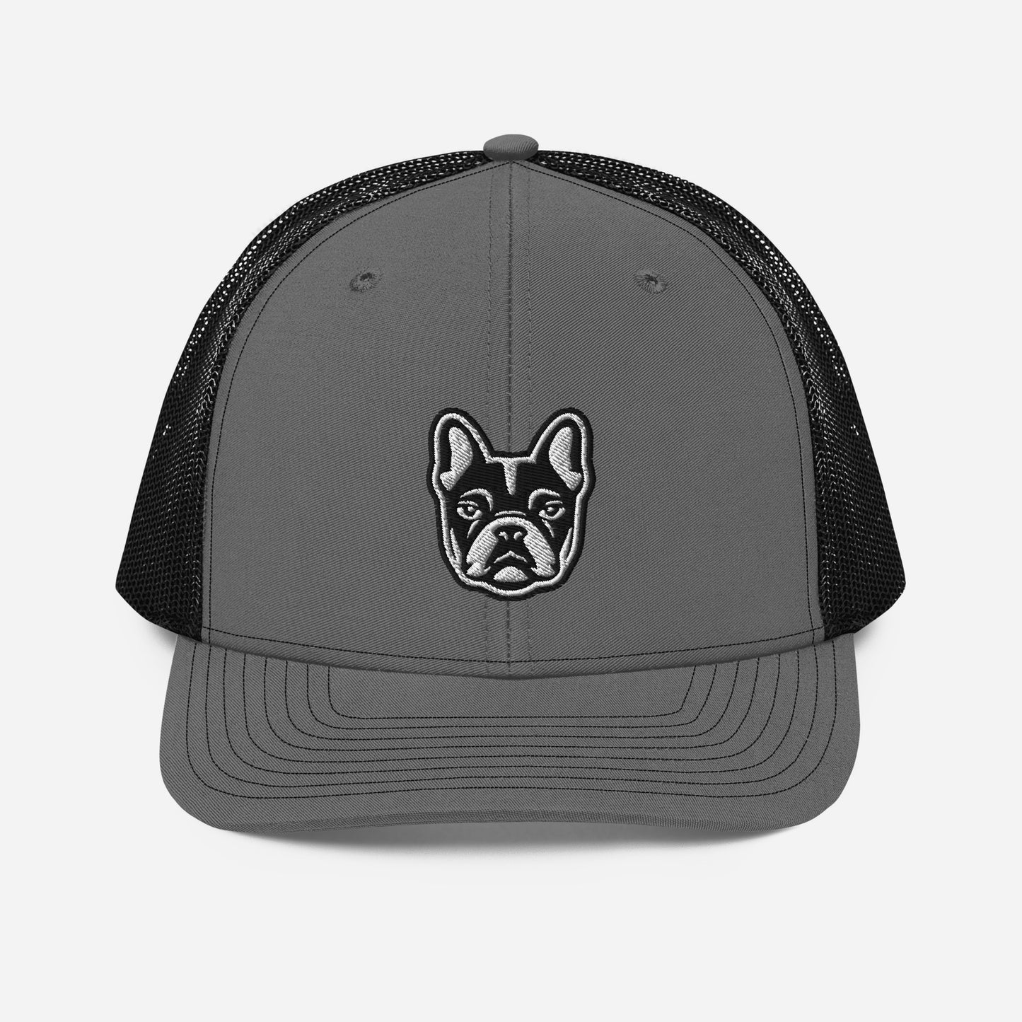 French Bulldog Trucker Cap in Black and White