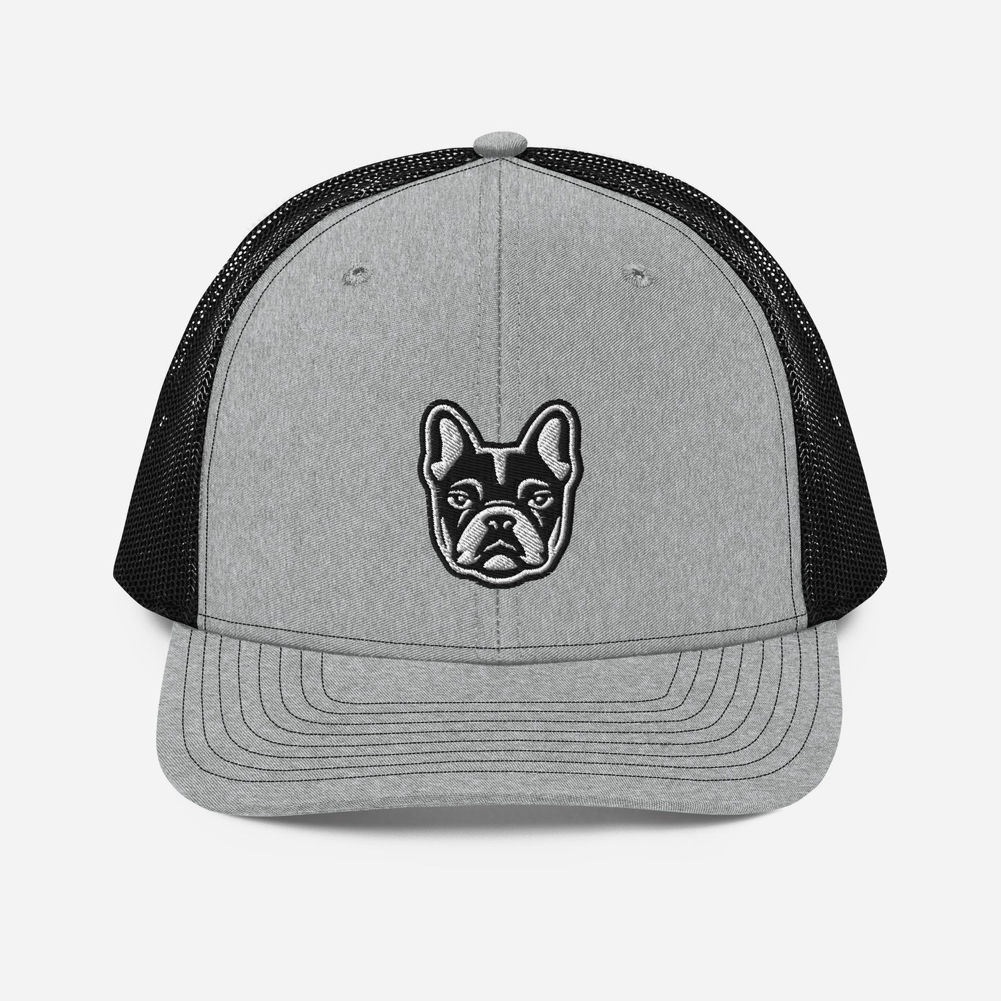 French Bulldog Trucker Cap in Black and White