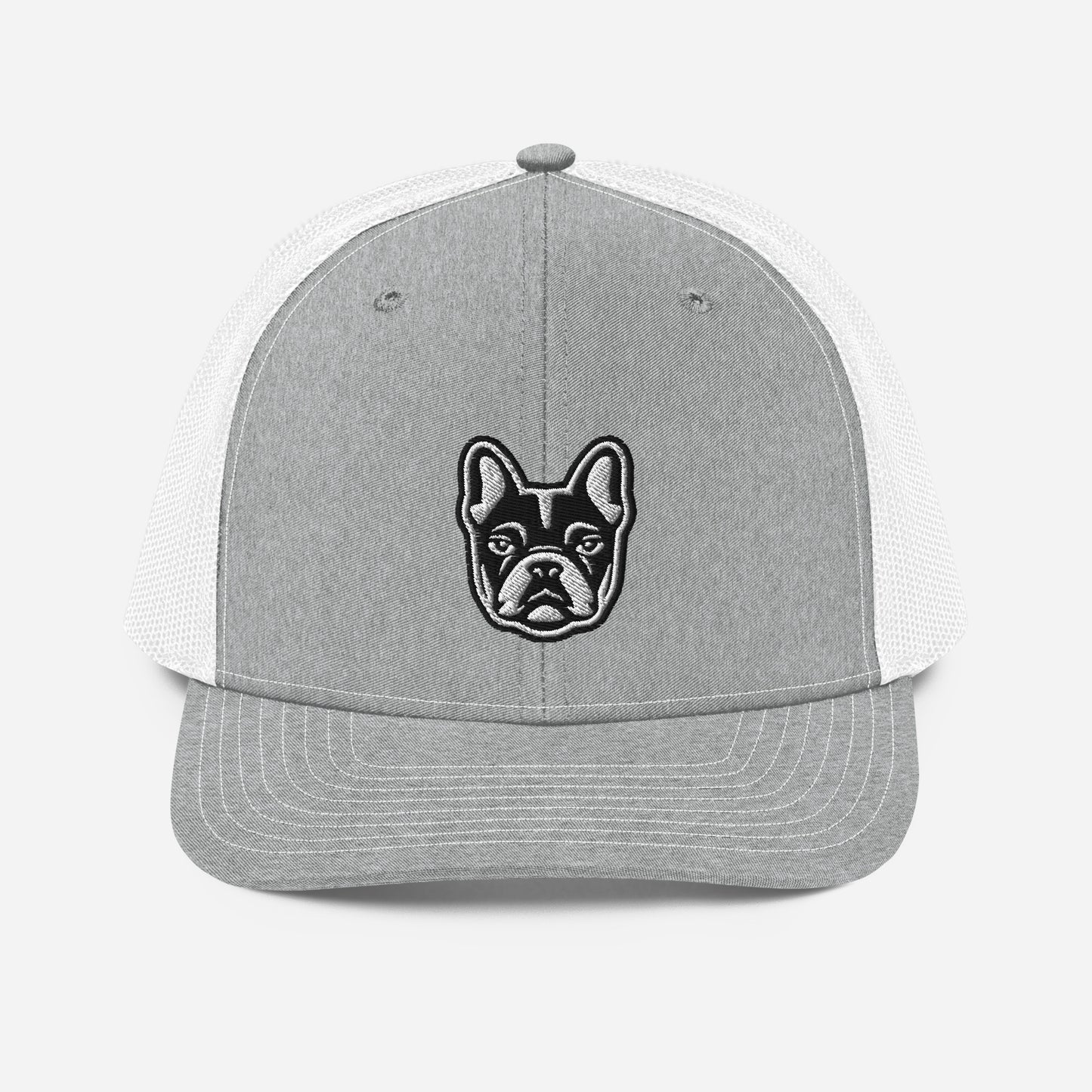 French Bulldog Trucker Cap in Black and White